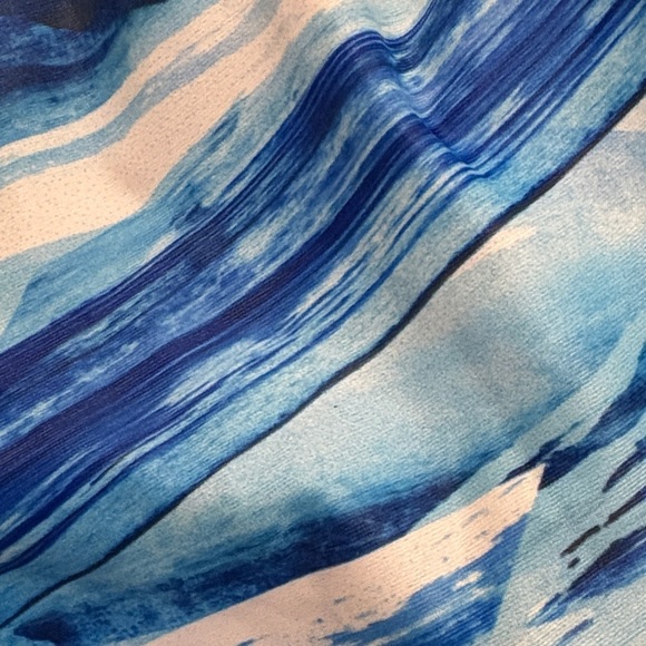 Kids gymnastic Blue Patterned suit - Picture 5 of 12